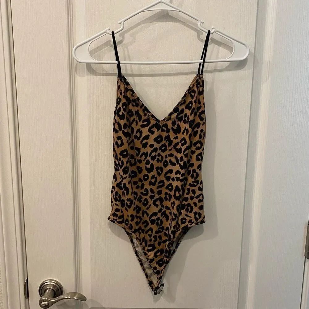 Worn once Forever 21 cheetah bodysuit